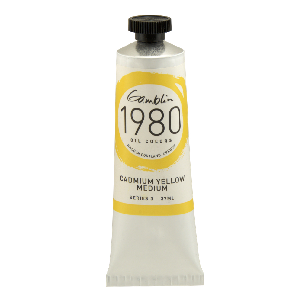 Gamblin 1980 Oil Cadmium Yellow Med 37 ml
