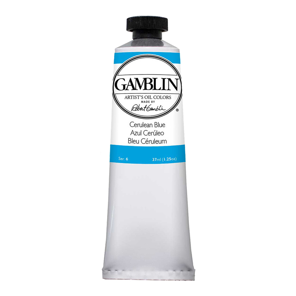 Gamblin 1980 Oil Cerulean Blue 37 ml