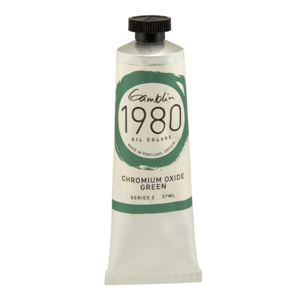 Gamblin 1980 Oil Chrom Oxide Green 37 ml