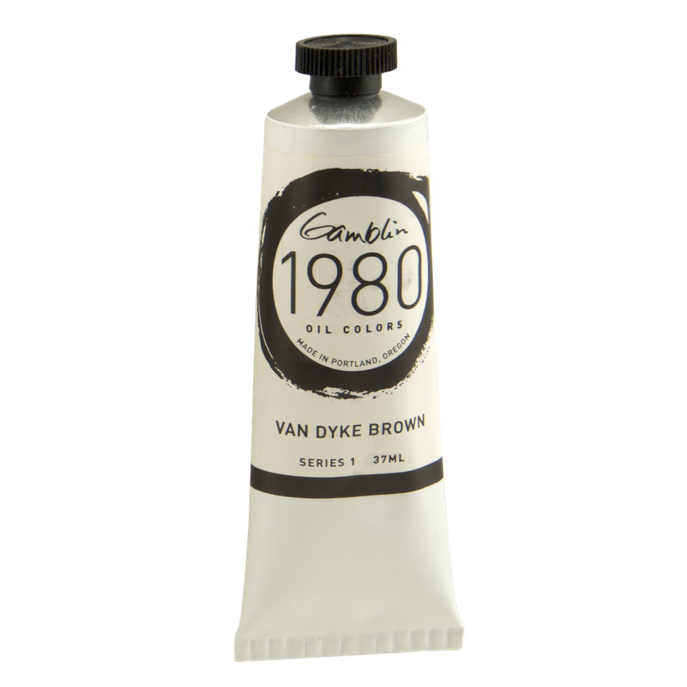 Gamblin 1980 Oil Van Dyke Brown 37 ml