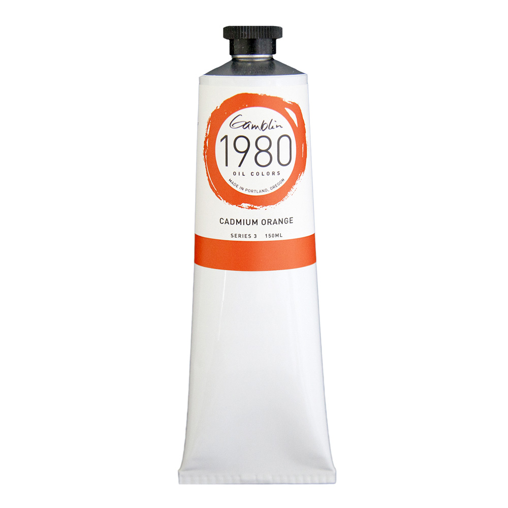 Gamblin 1980 Oil Cadmium Orange 150 ml