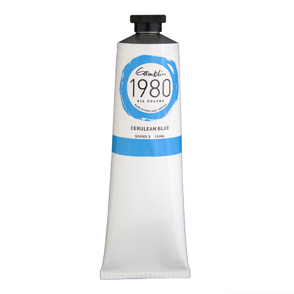 Gamblin 1980 Oil Cerulean Blue 150 ml