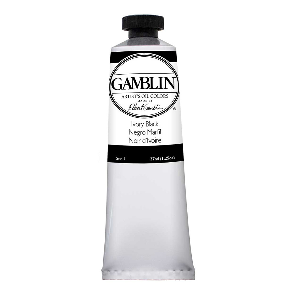 Gamblin Artist Oil 37 ml Ivory Black