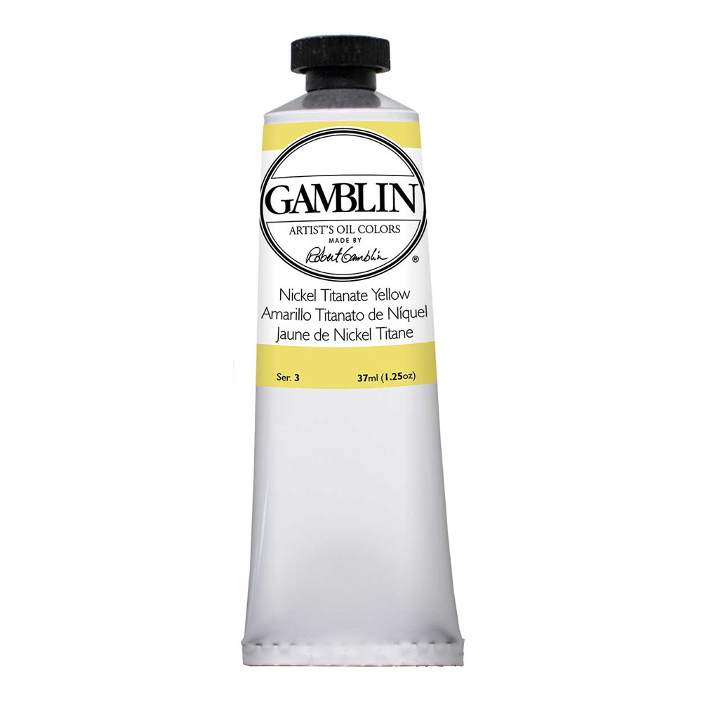 Gamblin Artist Oil 37 ml Nickel Titanate Ylw