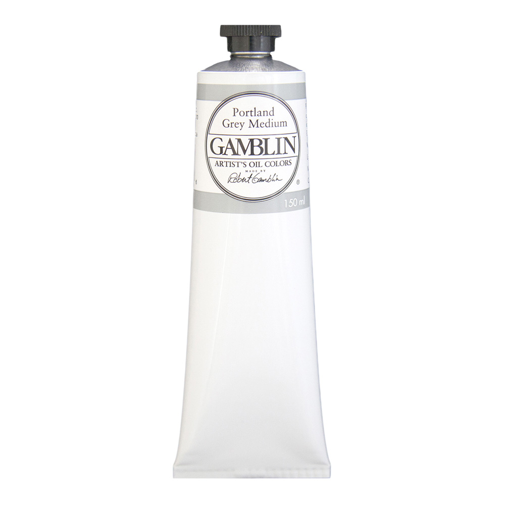Gamblin Artist Oil 150 ml Portland Grey Med