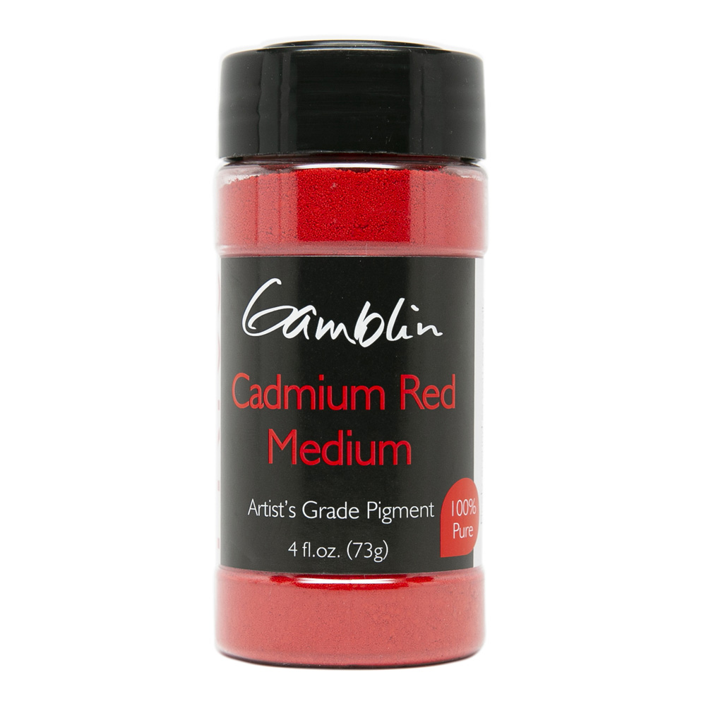 Gamblin Dry Pigment 4 oz Cadmium Red Med