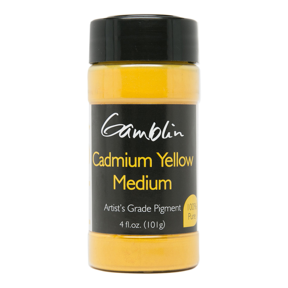 Gamblin Dry Pigment 4 oz Cadmium Yellow Med