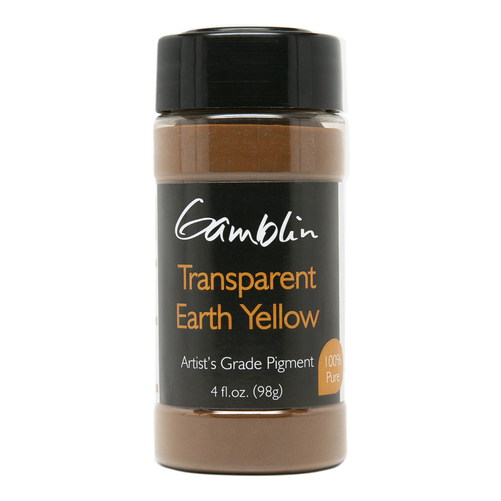 Gamblin Dry Pigment 4 oz Trans Earth Yellow
