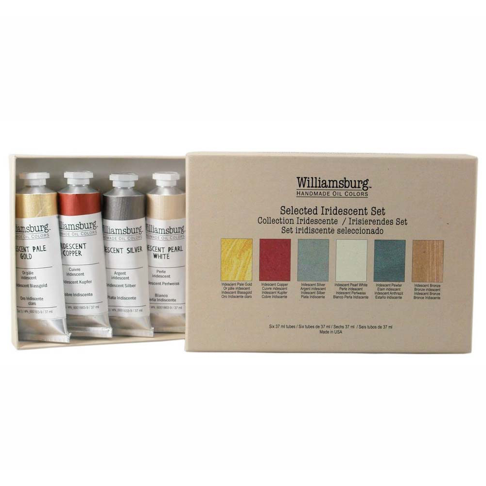 Williamsburg Oil Iridescent Set Of 6