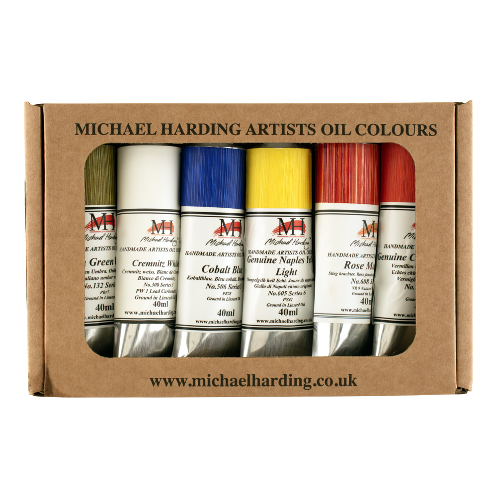 M Harding Old Masters Oil Paint Set 6 Colors