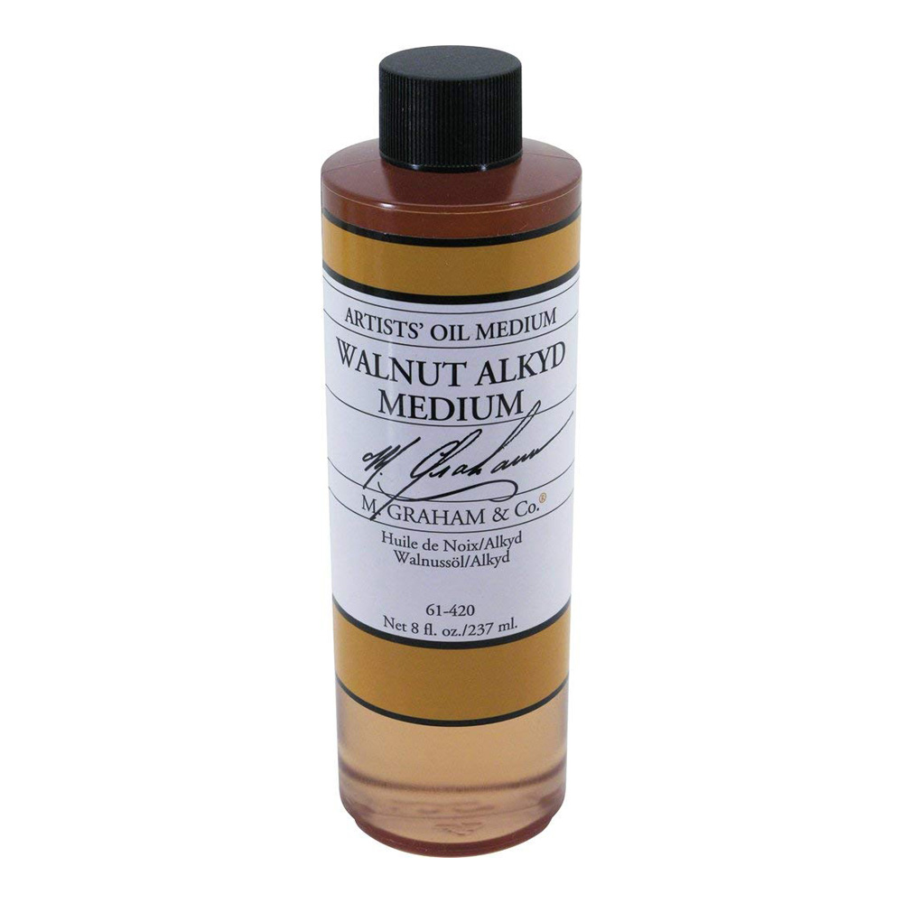 M. Graham Walnut Alkyd Oil Medium 8 oz