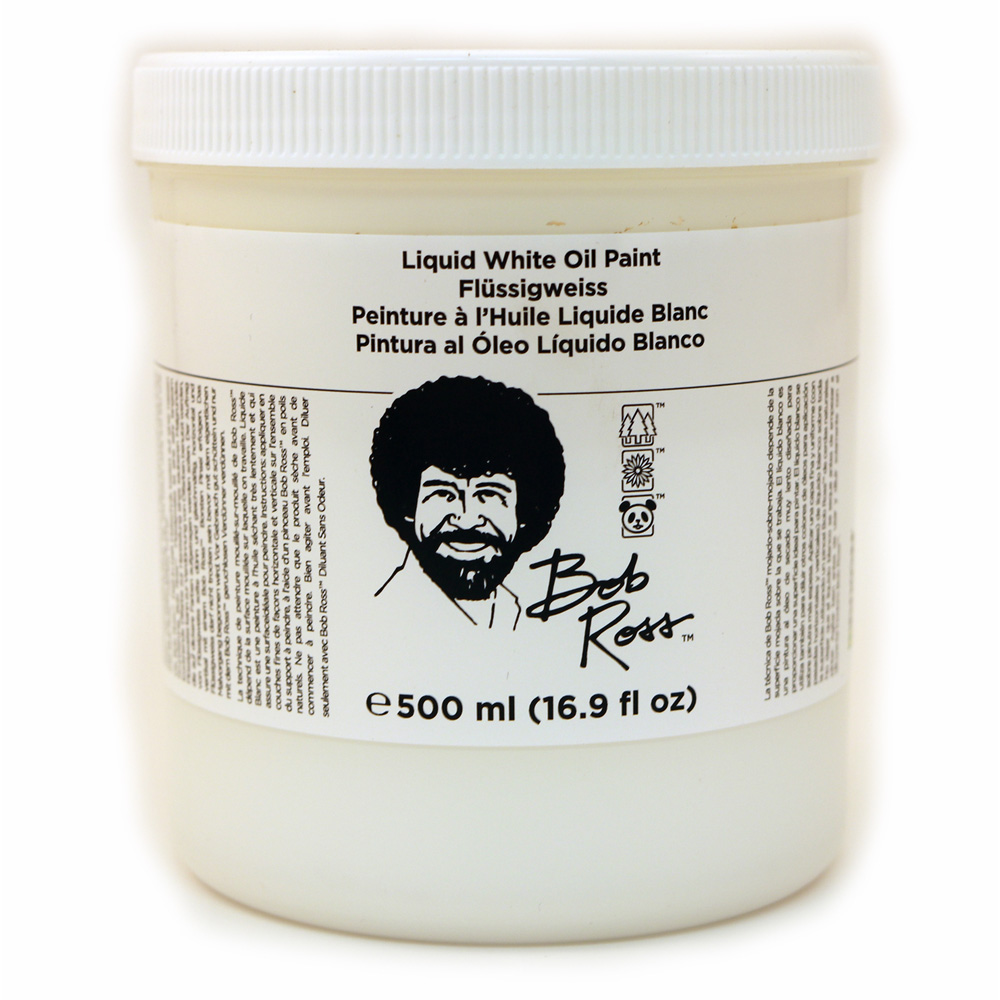 Bob Ross Oil Liquid White 473 ml