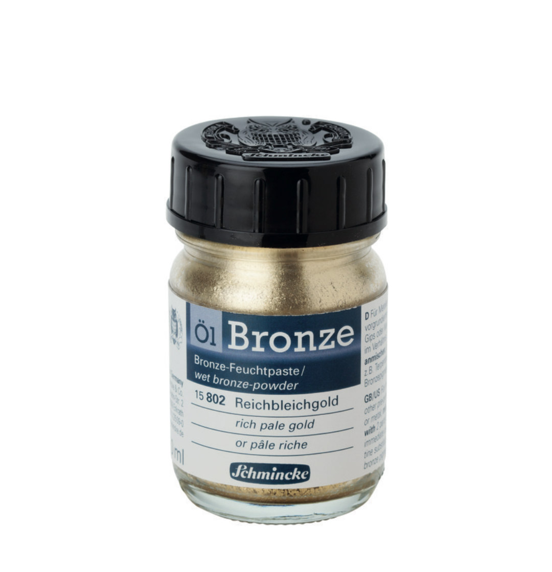 Schmincke Oil Bronze Rich Pale Gold 50 ml