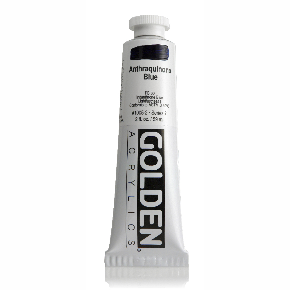 Golden Acrylic 2 oz Anthraquin Blue