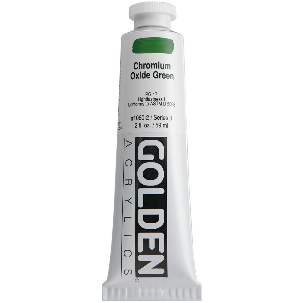 Golden Acrylic 2 oz Chromium Oxide Green