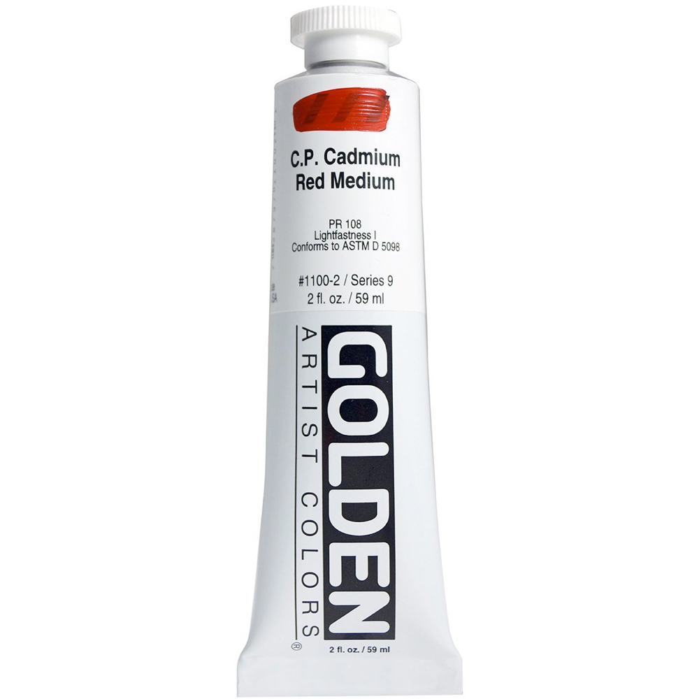 Golden Acrylic 2 oz Cadmium Red Medium