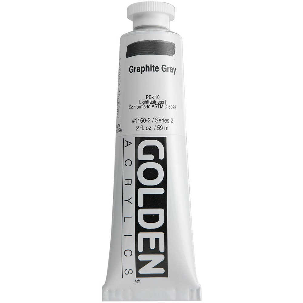 Golden Acrylic 2 oz Graphite Gray