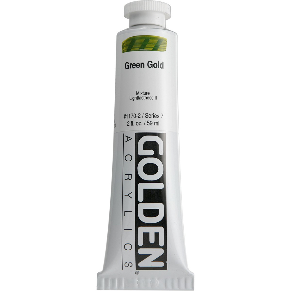 Golden Acrylic 2 oz Green Gold