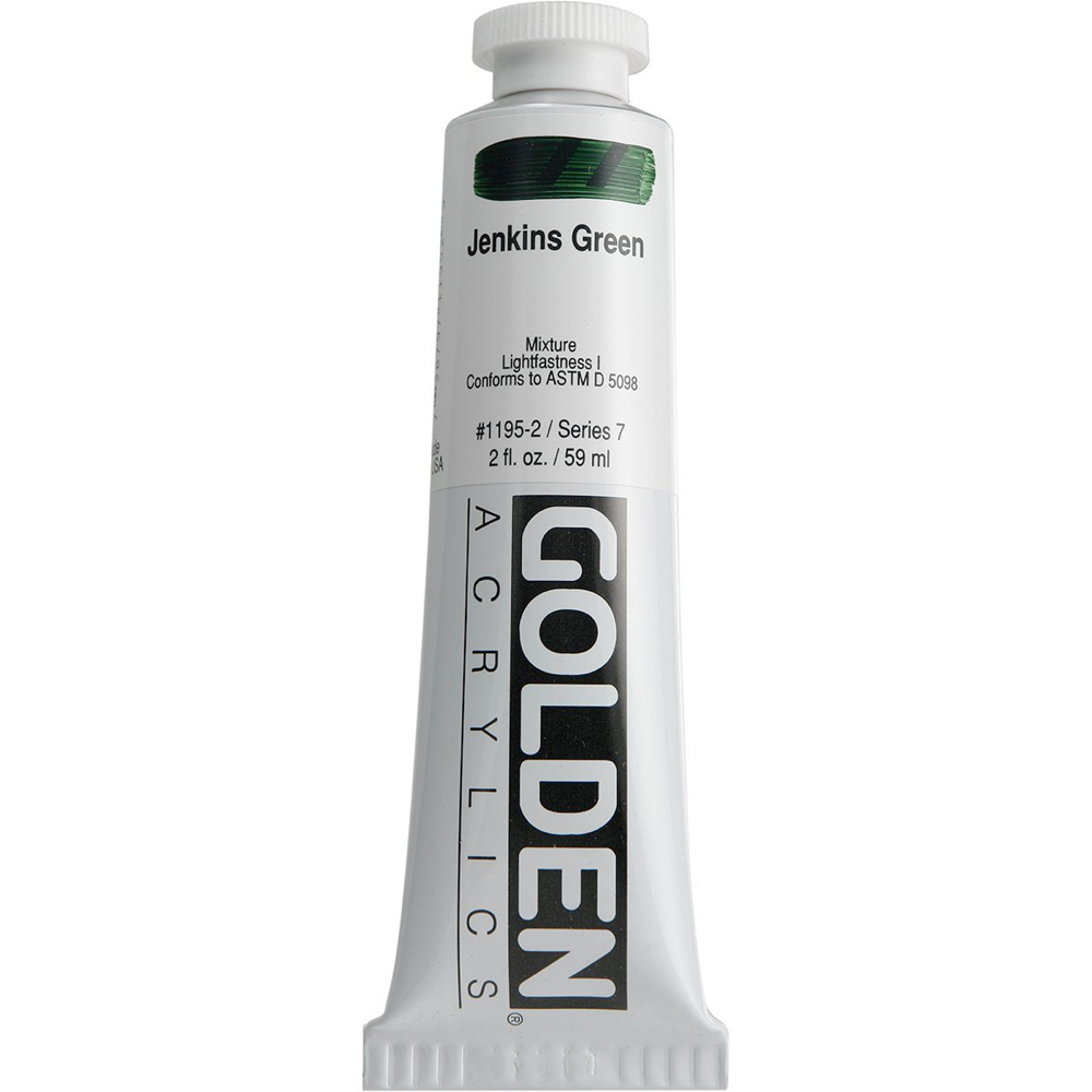 Golden Acrylic 2 oz Jenkins Green