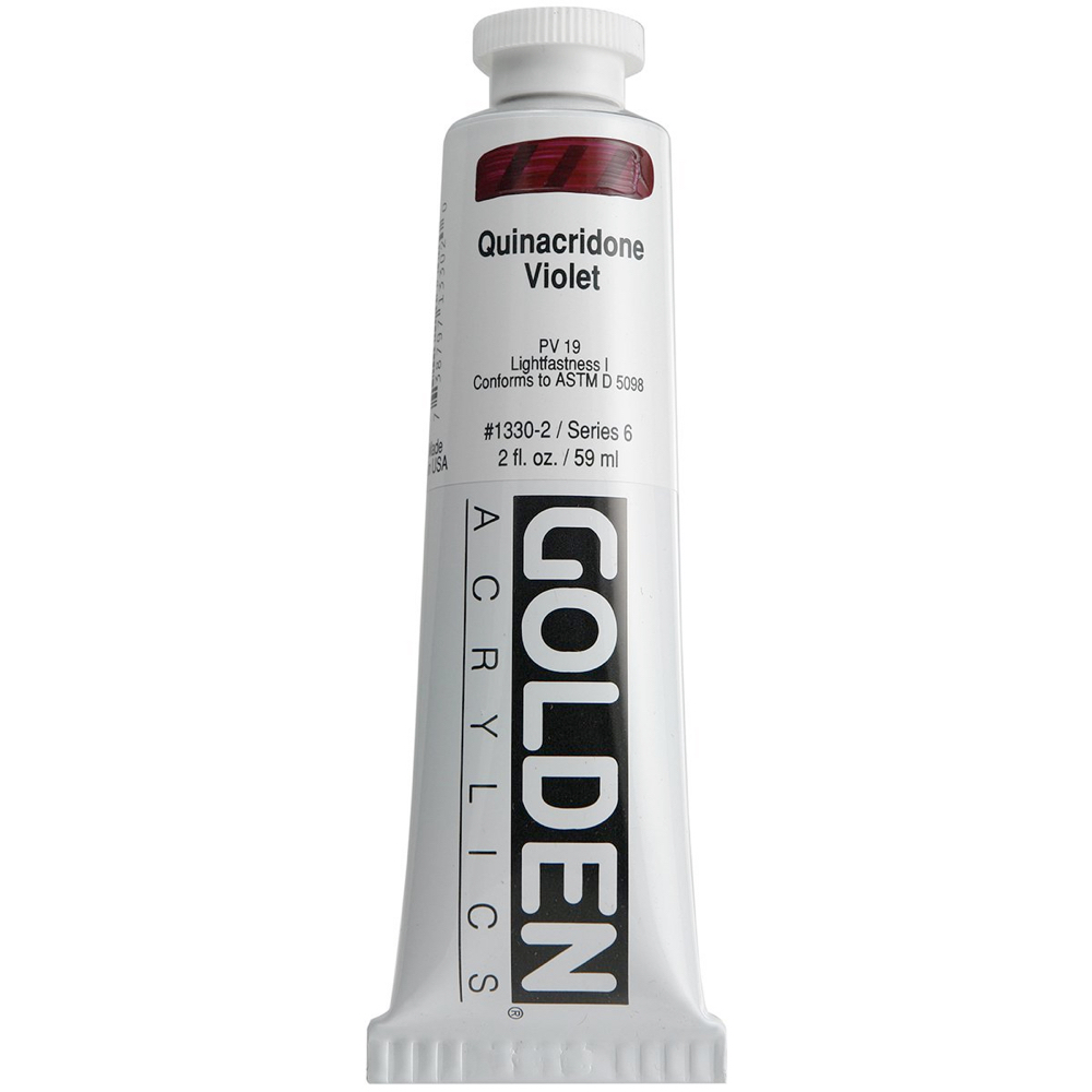 Golden Acrylic 2 oz Quinacridone Violet