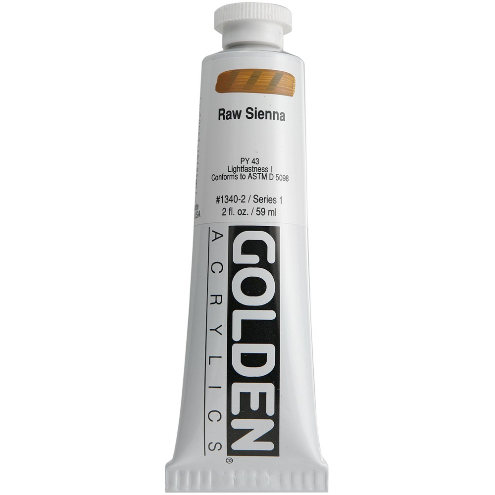 Golden Acrylic 2 oz Raw Sienna