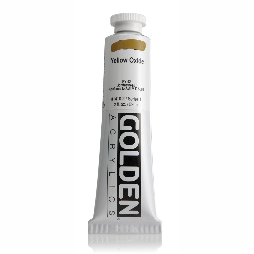 Golden Acrylic 2 oz Yellow Oxide