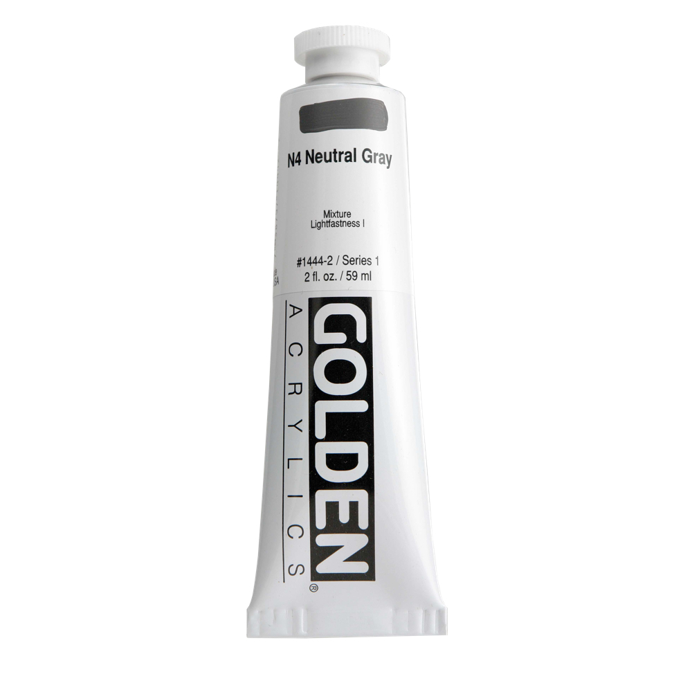 Golden Acrylic 2 oz Neutral Gray N4