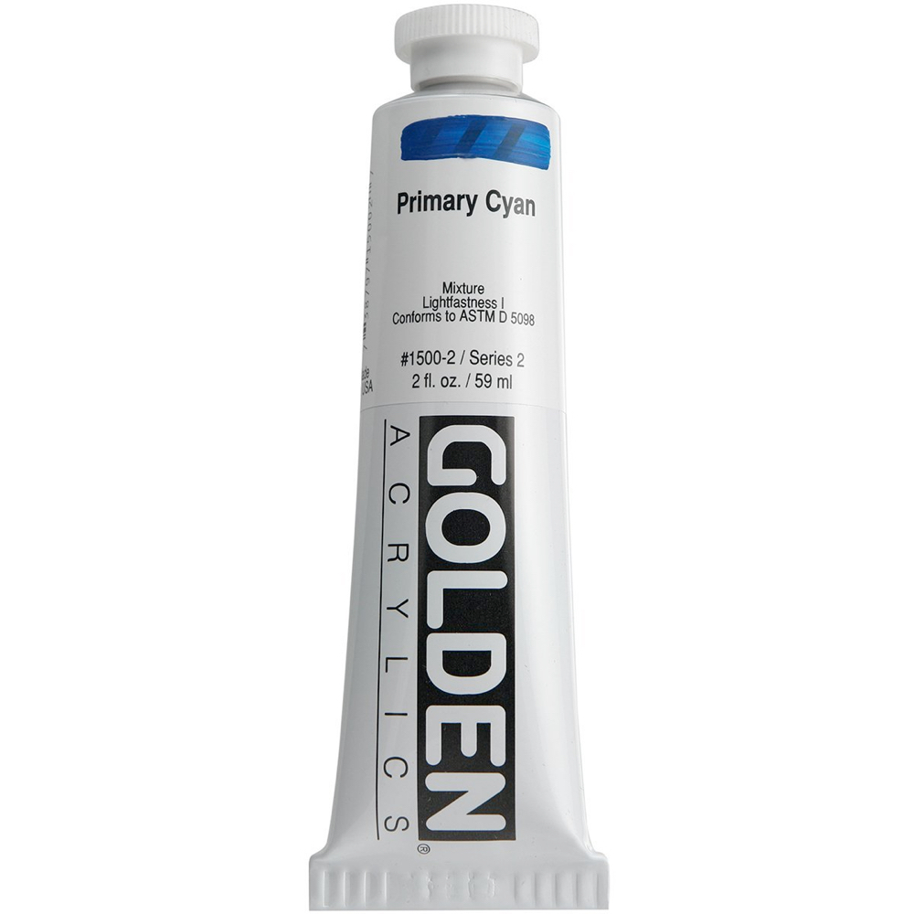 Golden Acrylic 2 oz Primary Cyan