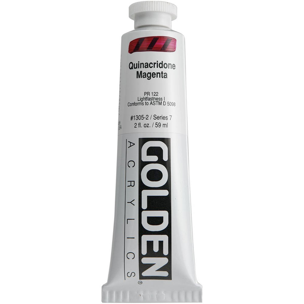 Golden Acrylic 2 oz Quinacridone Magenta