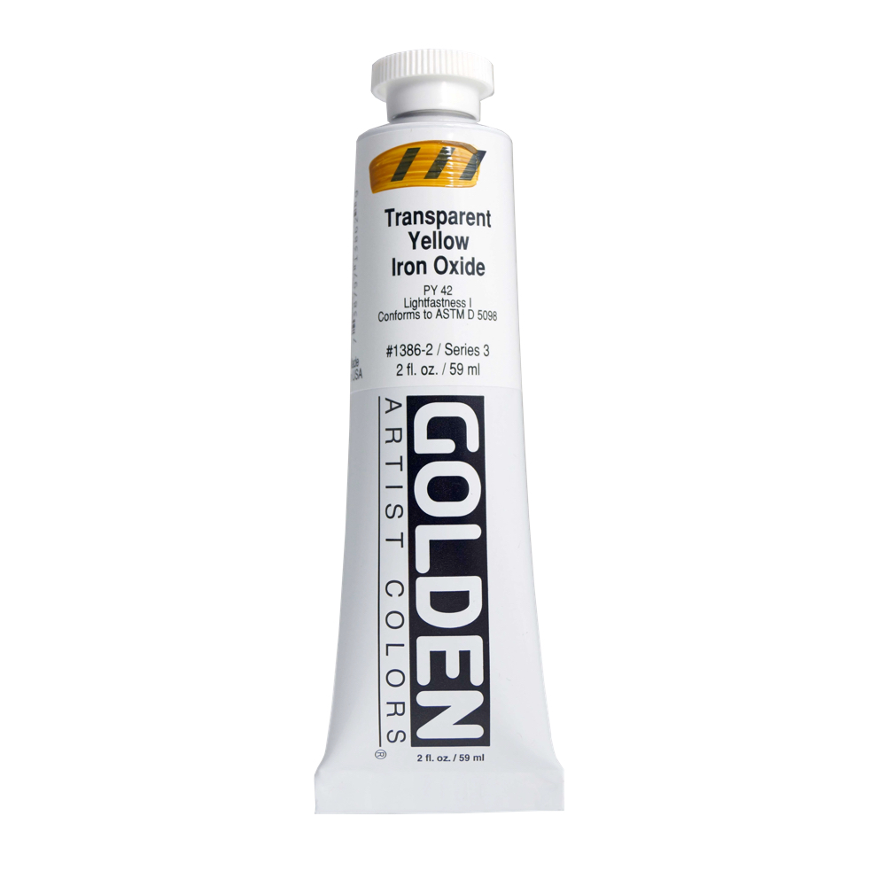 Golden Acrylic 2 oz Trans Yellow Iron Oxide