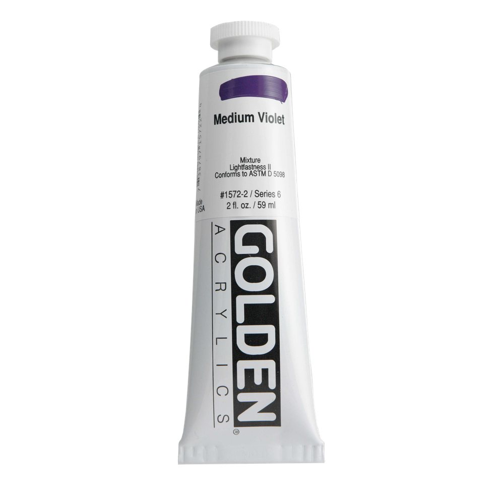 Golden Acrylic 2 oz Medium Violet