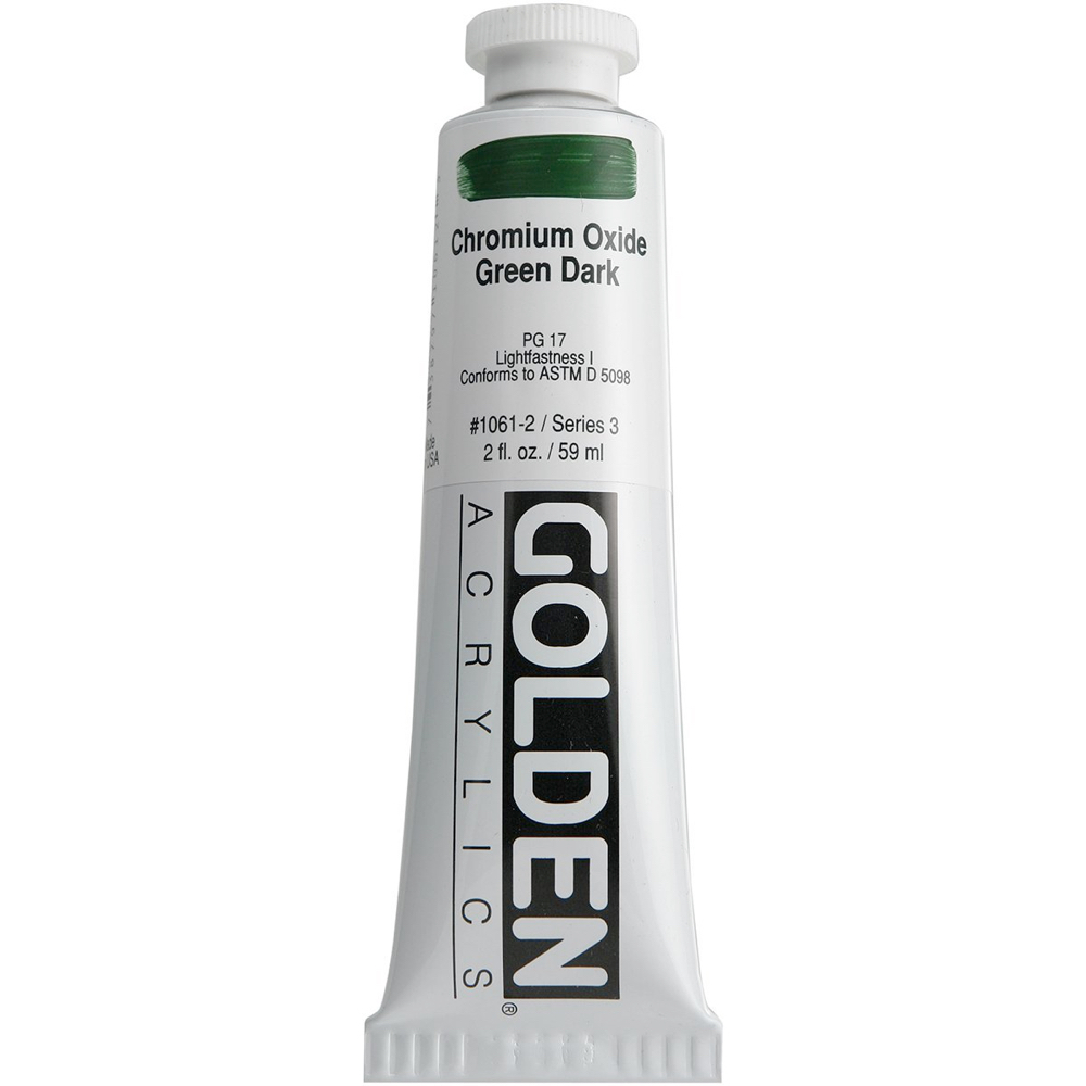 Golden Acrylic 2 oz Chrom Oxide Green Dark