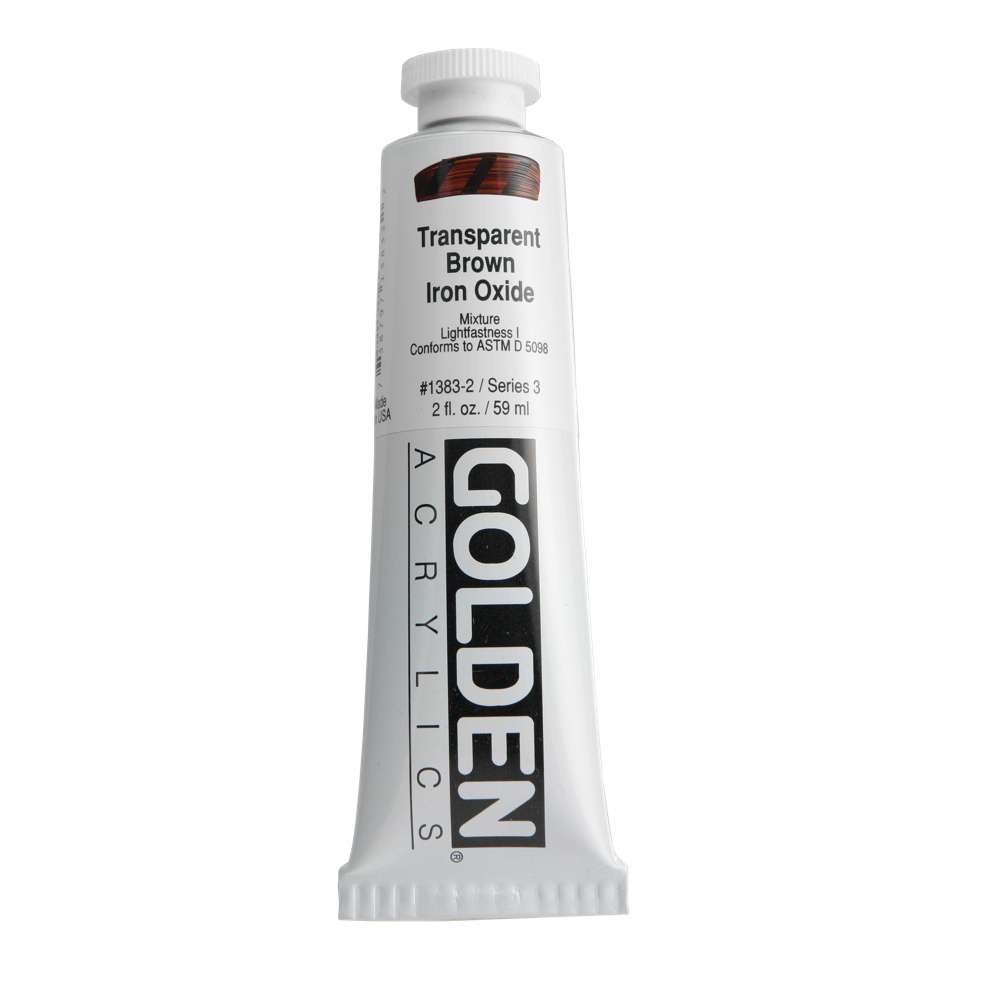 Golden Acrylic 2 oz Trans Brown Iron Oxide