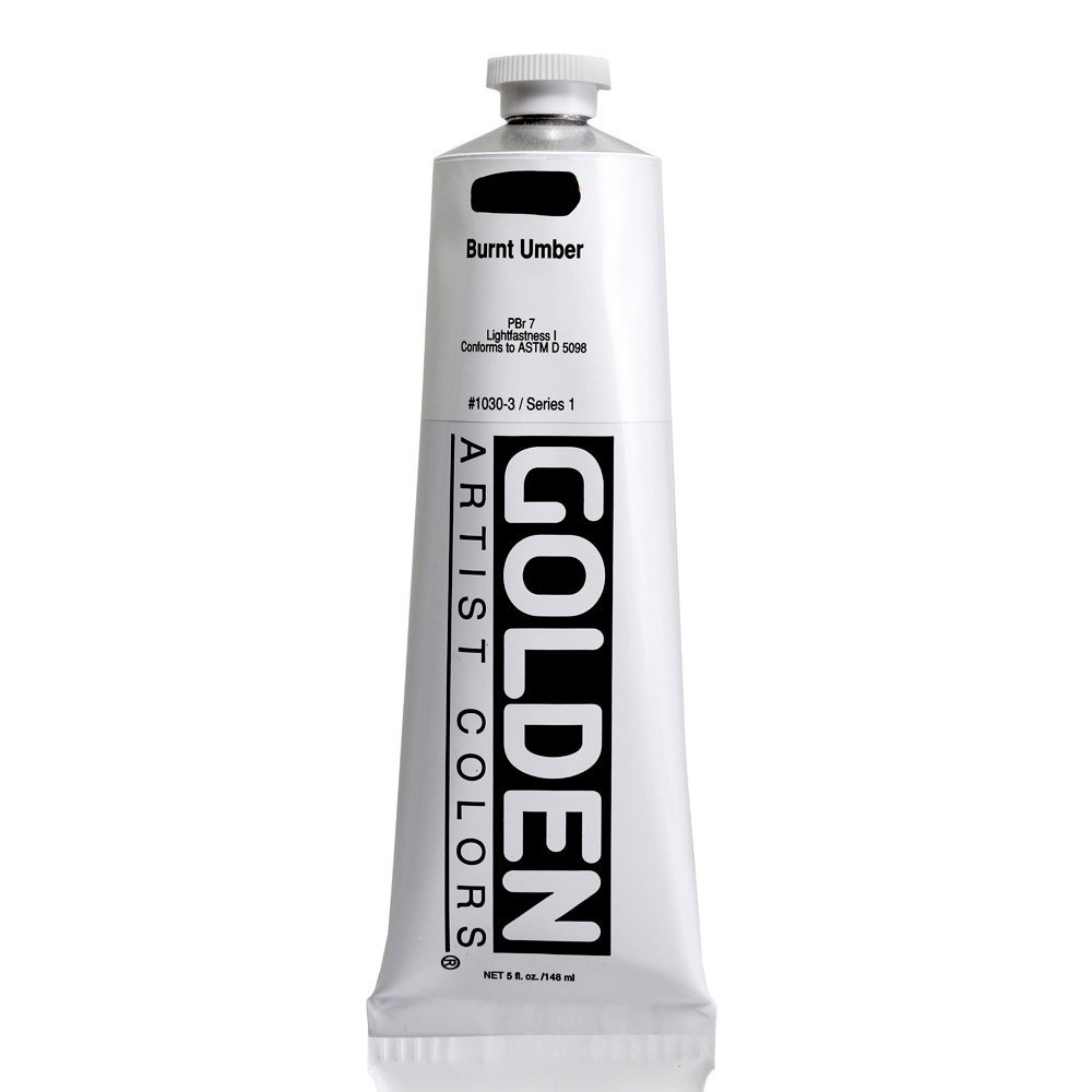 Golden Acrylic 5 oz Burnt Umber