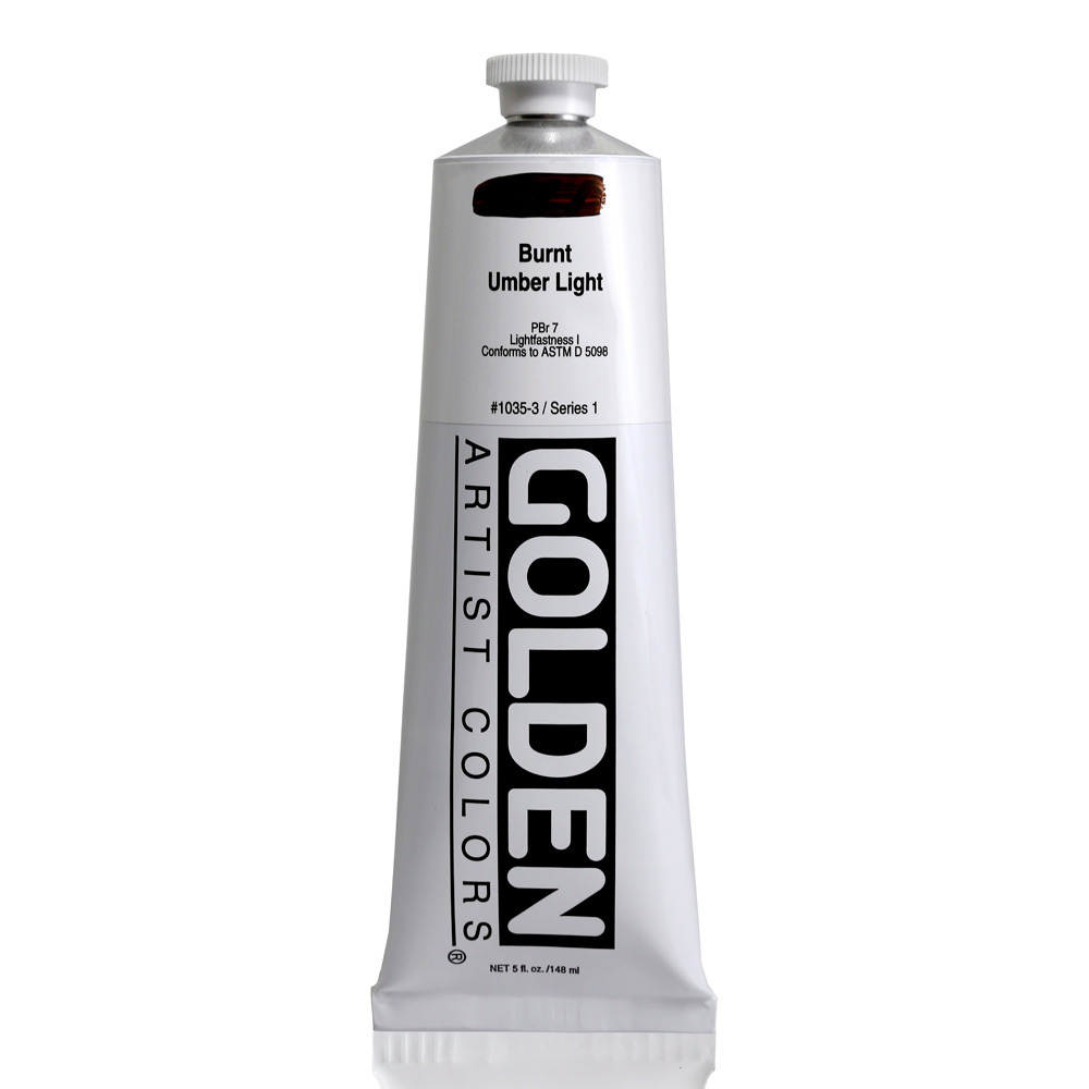 Golden Acrylic 5 oz Burnt Umber Light