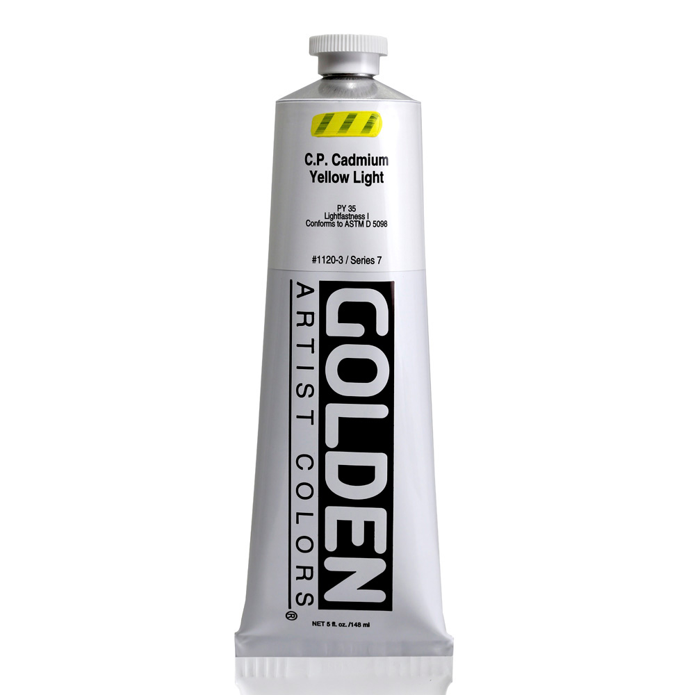 Golden Acrylic 5 oz Cadmium Yellow Light