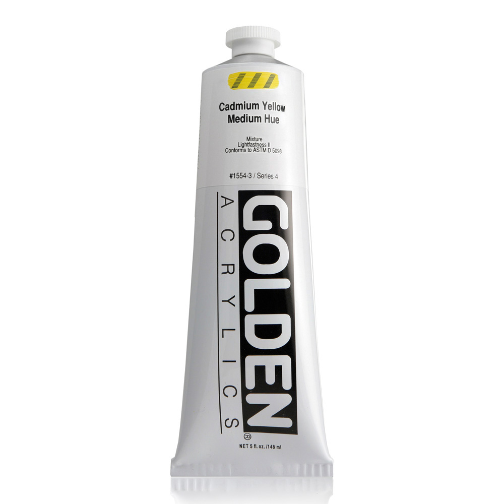 Golden Acrylic 5 oz Cadmium Yell Med Hue