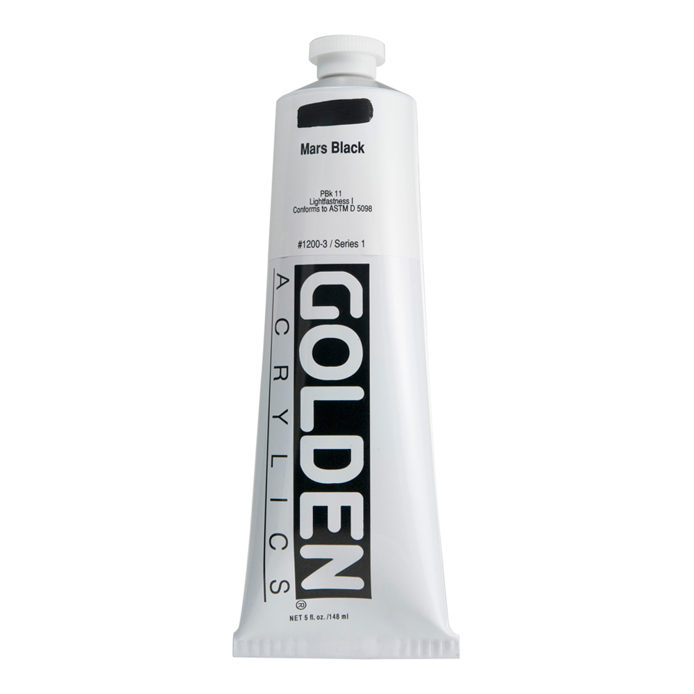 Golden Acrylic 5 oz Mars Black