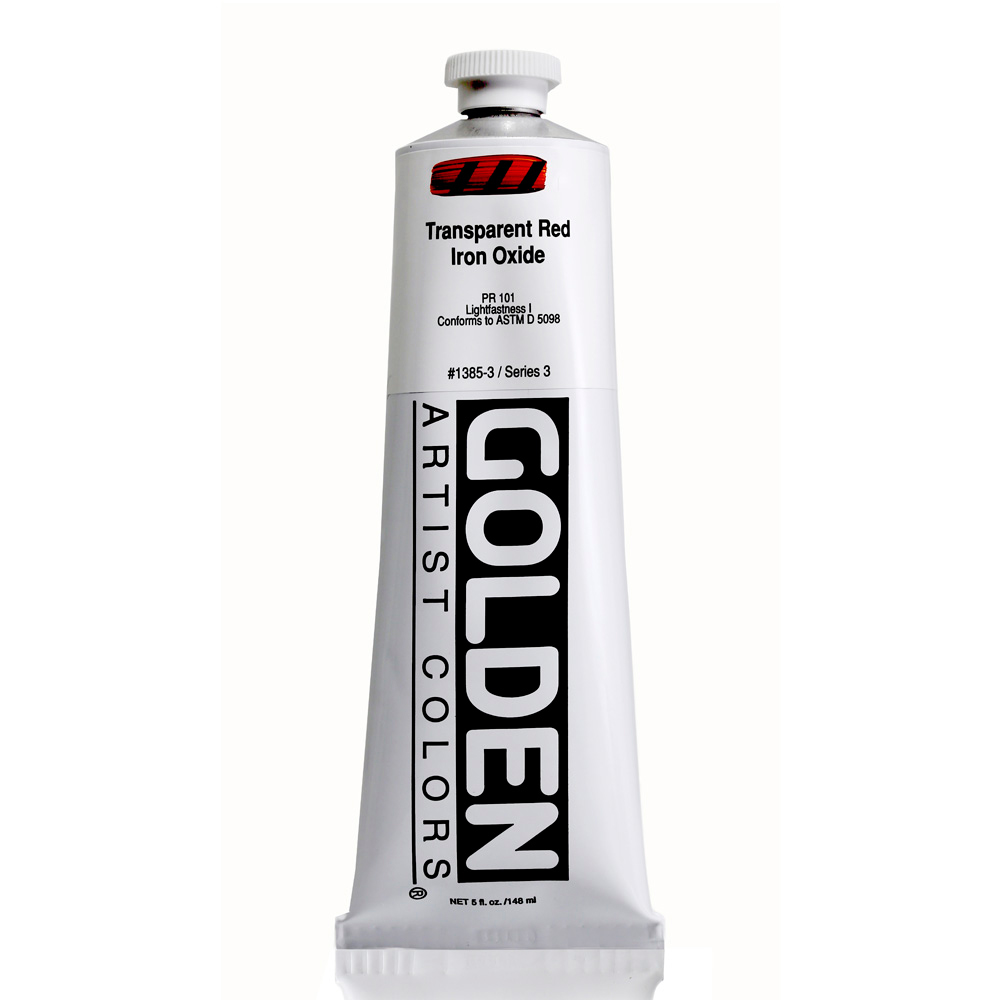Golden Acrylic 5 oz Trans Red Iron Oxide