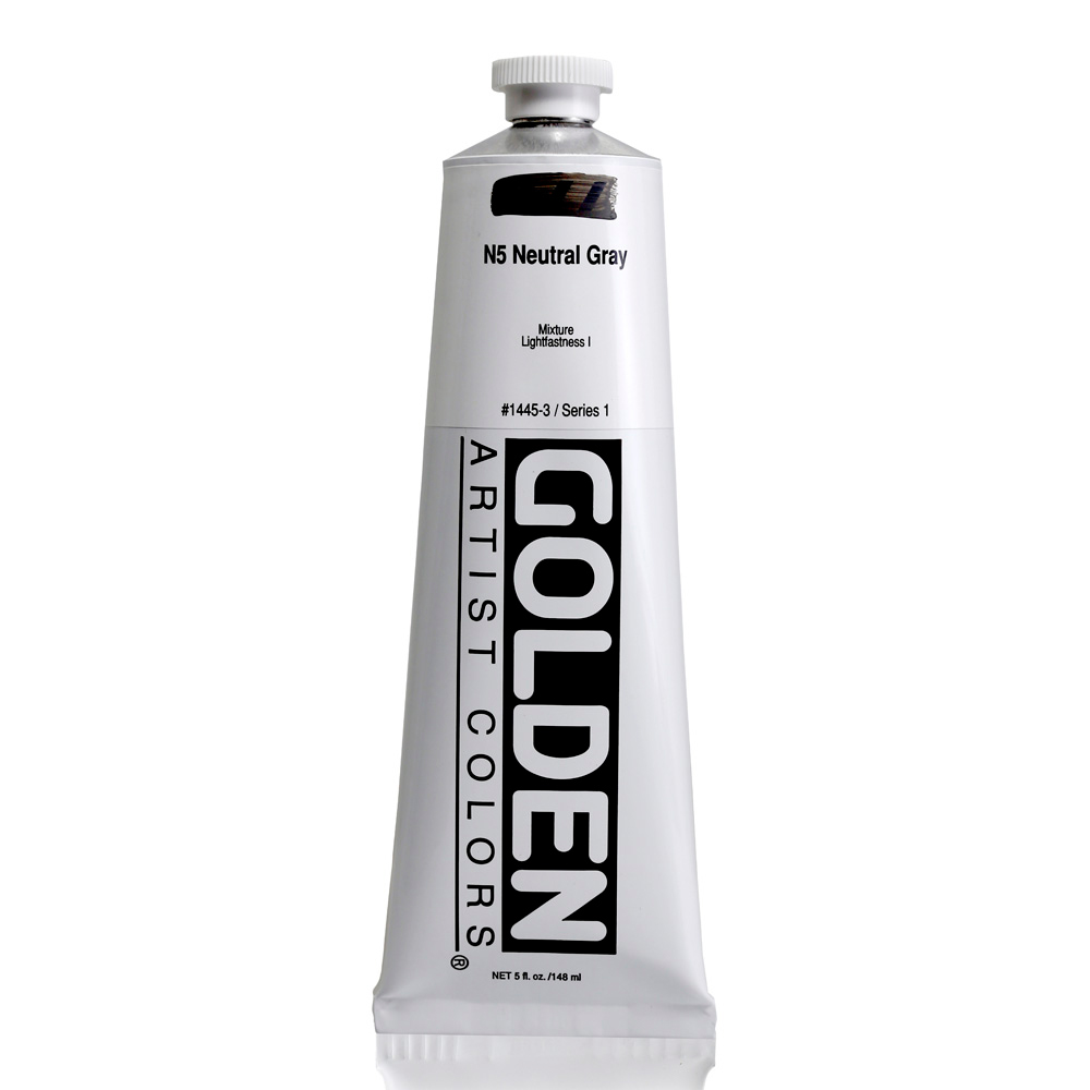 Golden Acrylic 5 oz Neutral Gray 5