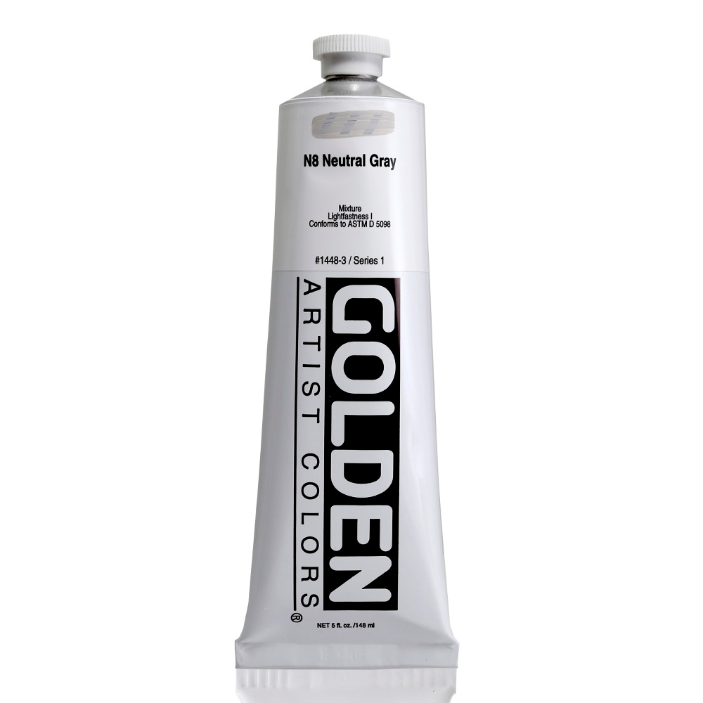 Golden Acrylic 5 oz Neutral Gray 8