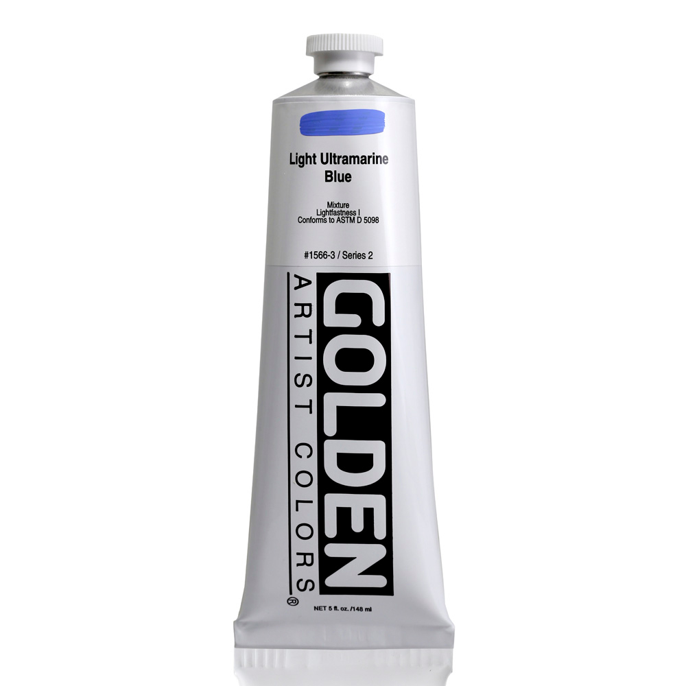 Golden Acrylic 5 oz Light Ultra Blue