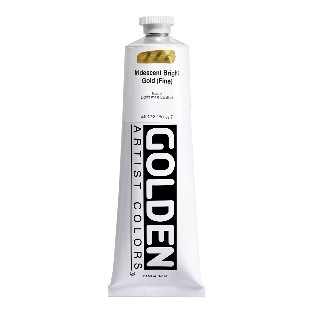 Golden Acrylic 5 oz Irid Bright Gold Fine