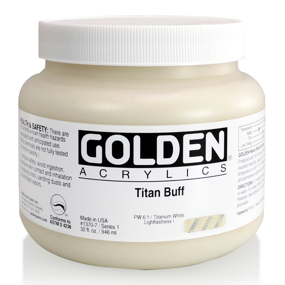 Golden Acrylic 32 oz Titan Buff