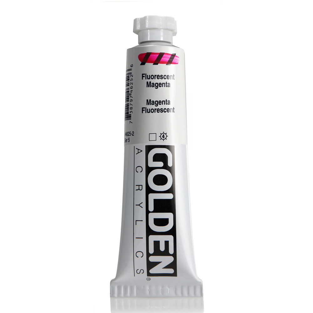 Golden Acrylic 2 oz Fluorescent Magenta