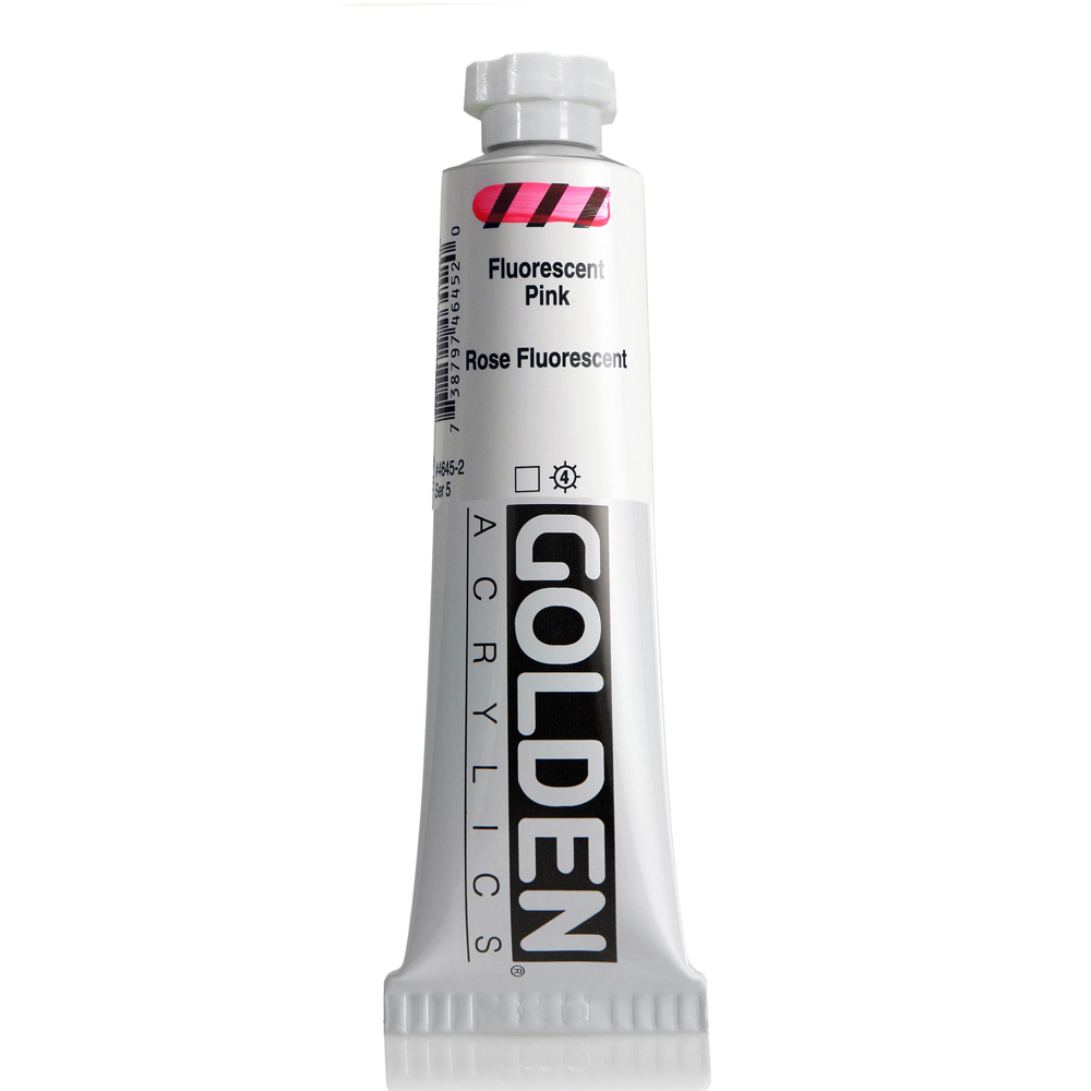 Golden Acrylic 2 oz Fluorescent Pink