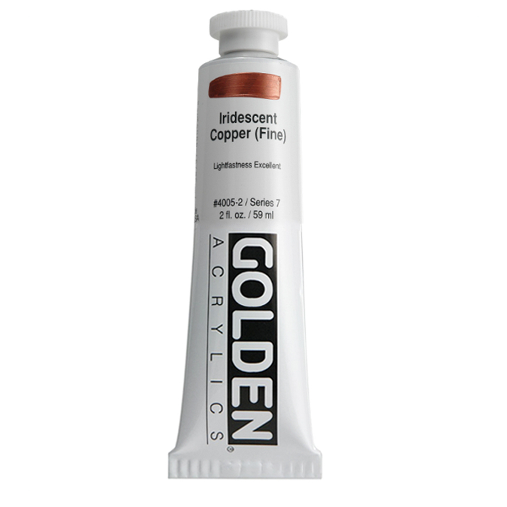Golden Acrylic 2 oz Iridescent Copper Fine