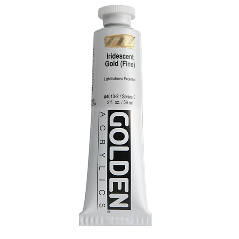 Golden Acrylic 2 oz Iridescent Gold Fine