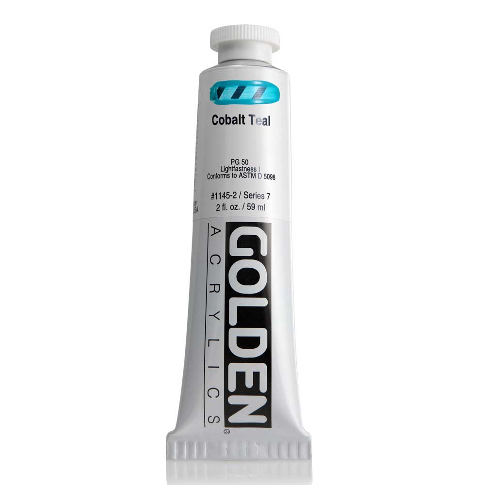 Golden Acrylic 2 oz Cobalt Teal