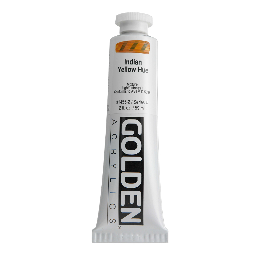 Golden Acrylic 2 oz Indian Yellow Hue